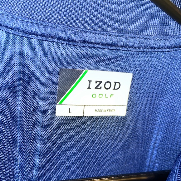 Izod Cobalt Blue Men’s Golf Polo - Picture 2 of 6